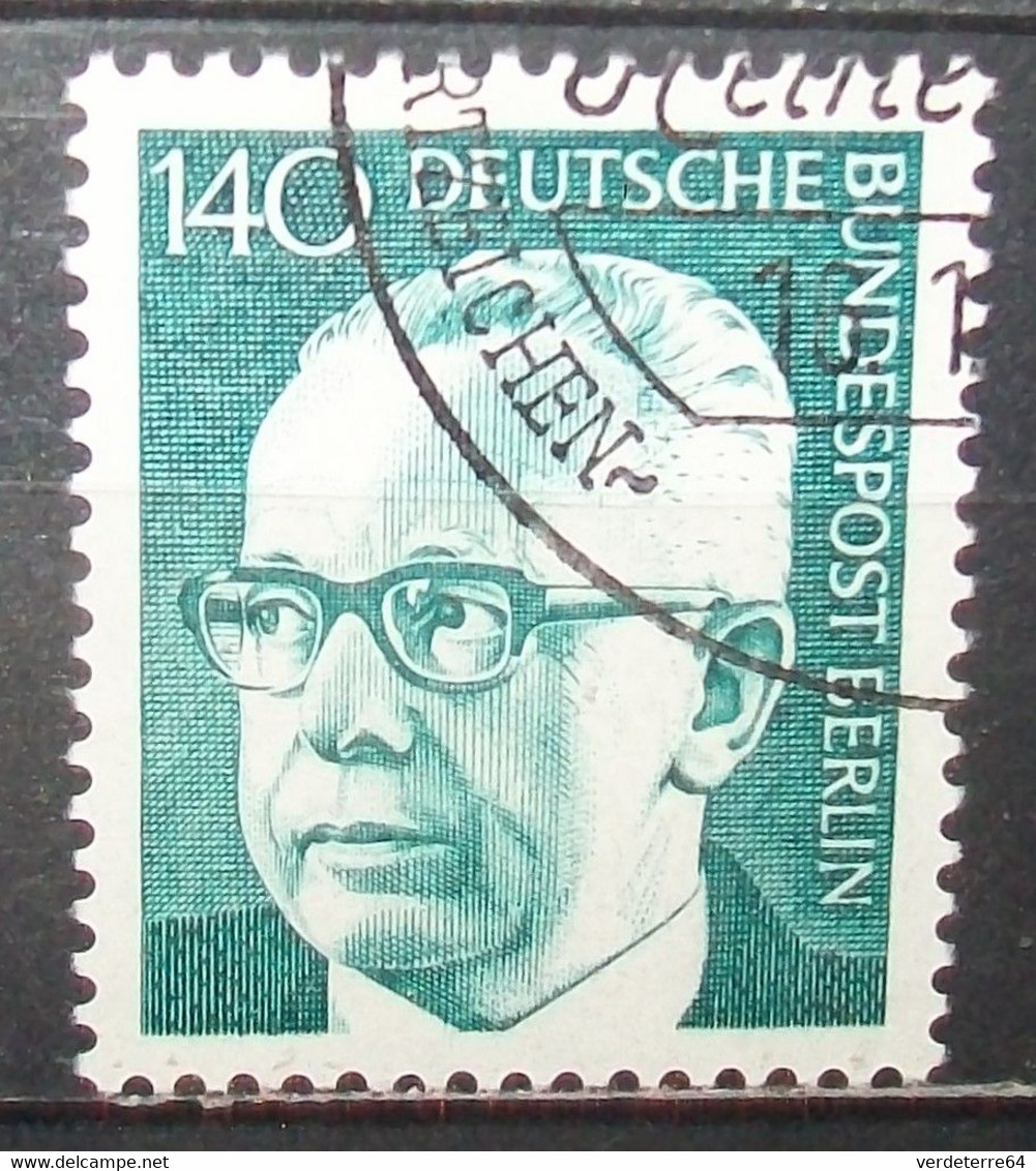 N°321M TIMBRE ALLEMAND REPUBLIQUE FEDERALE BERLIN OBLITERE - Gebraucht