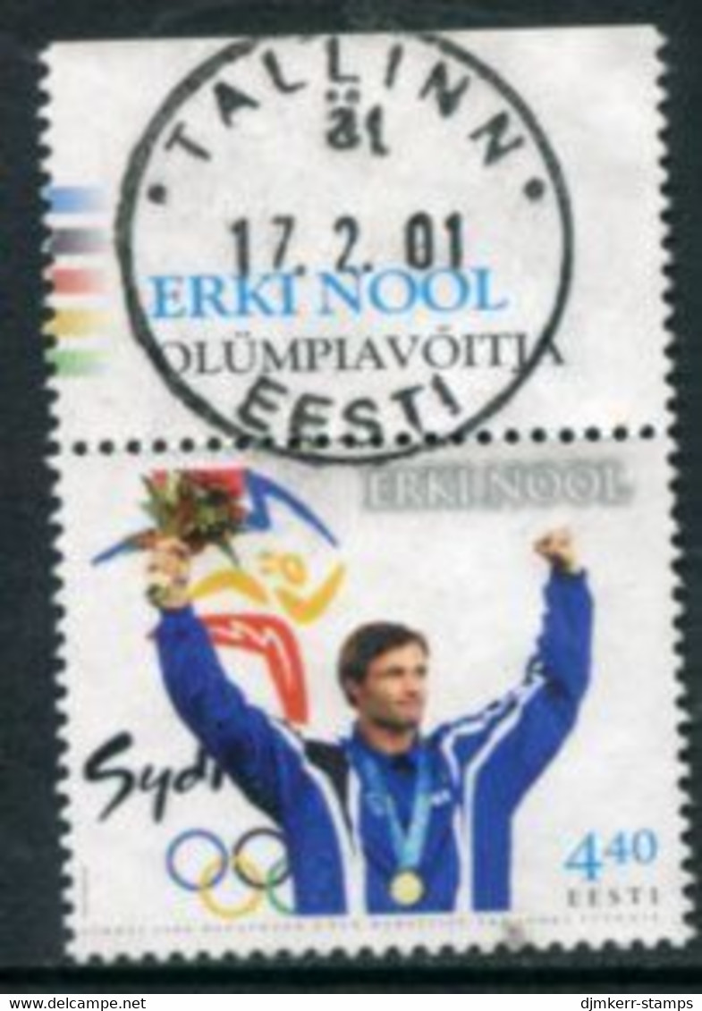 ESTONIA 2001 Decathlon Medal Winner  Used..  Michel 390 - Estonia