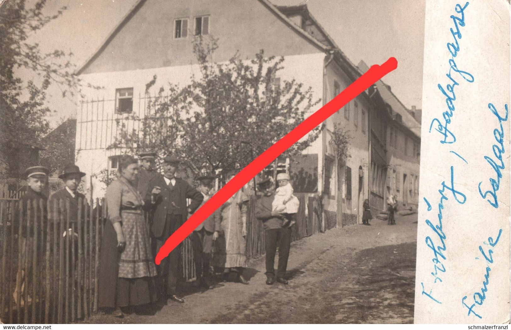 Foto AK Frohburg Badergasse 7 ? Wohnhaus Familie Schaal A Wyhra Streitwald Eschefeld Roda Kohren Sahlis Geithain Borna - Kohren-Sahlis