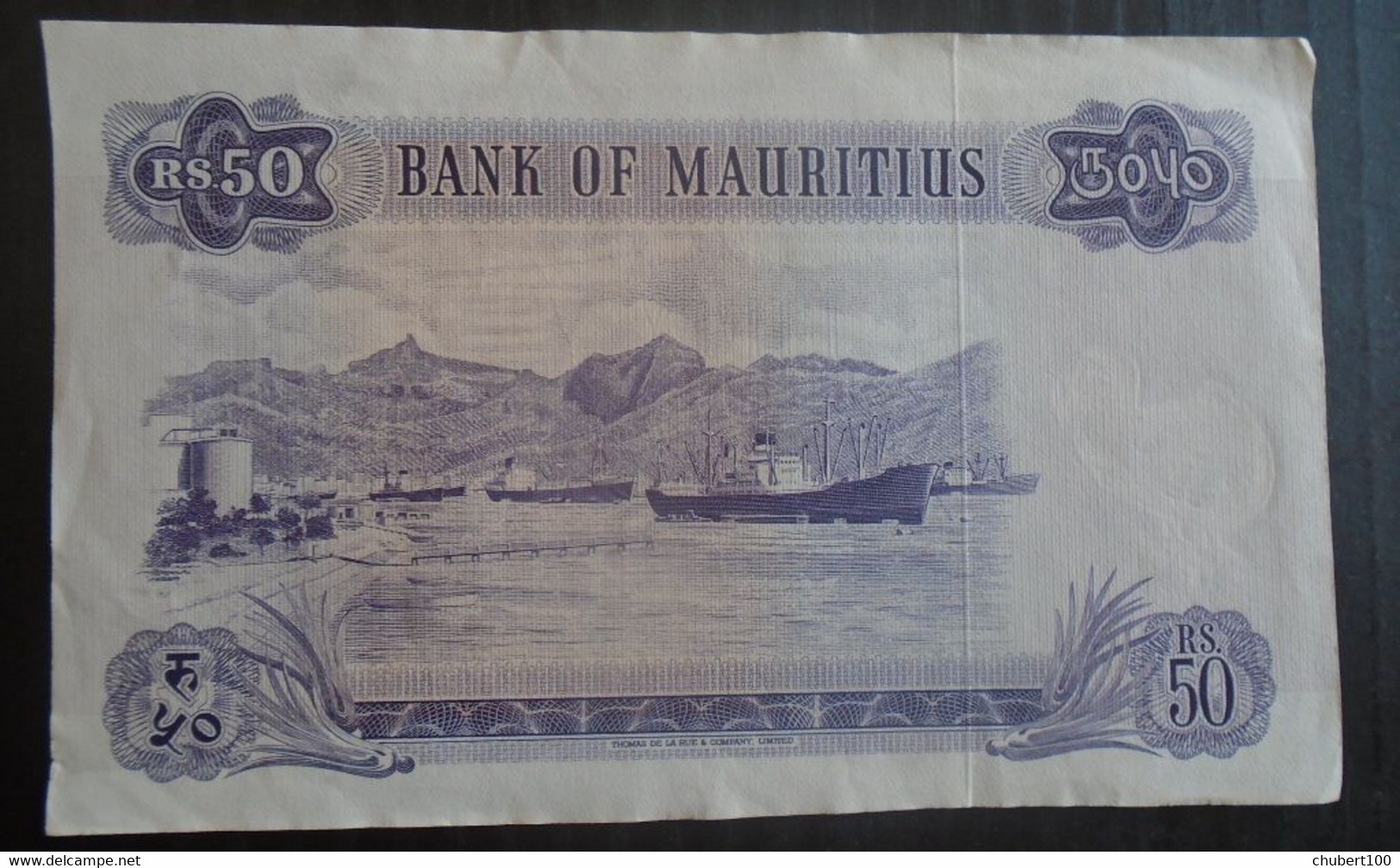 MAURITIUS  , P 33c, 50 Rupees  , ND 1967 , Almost UNC Presque Neuf - Mauricio