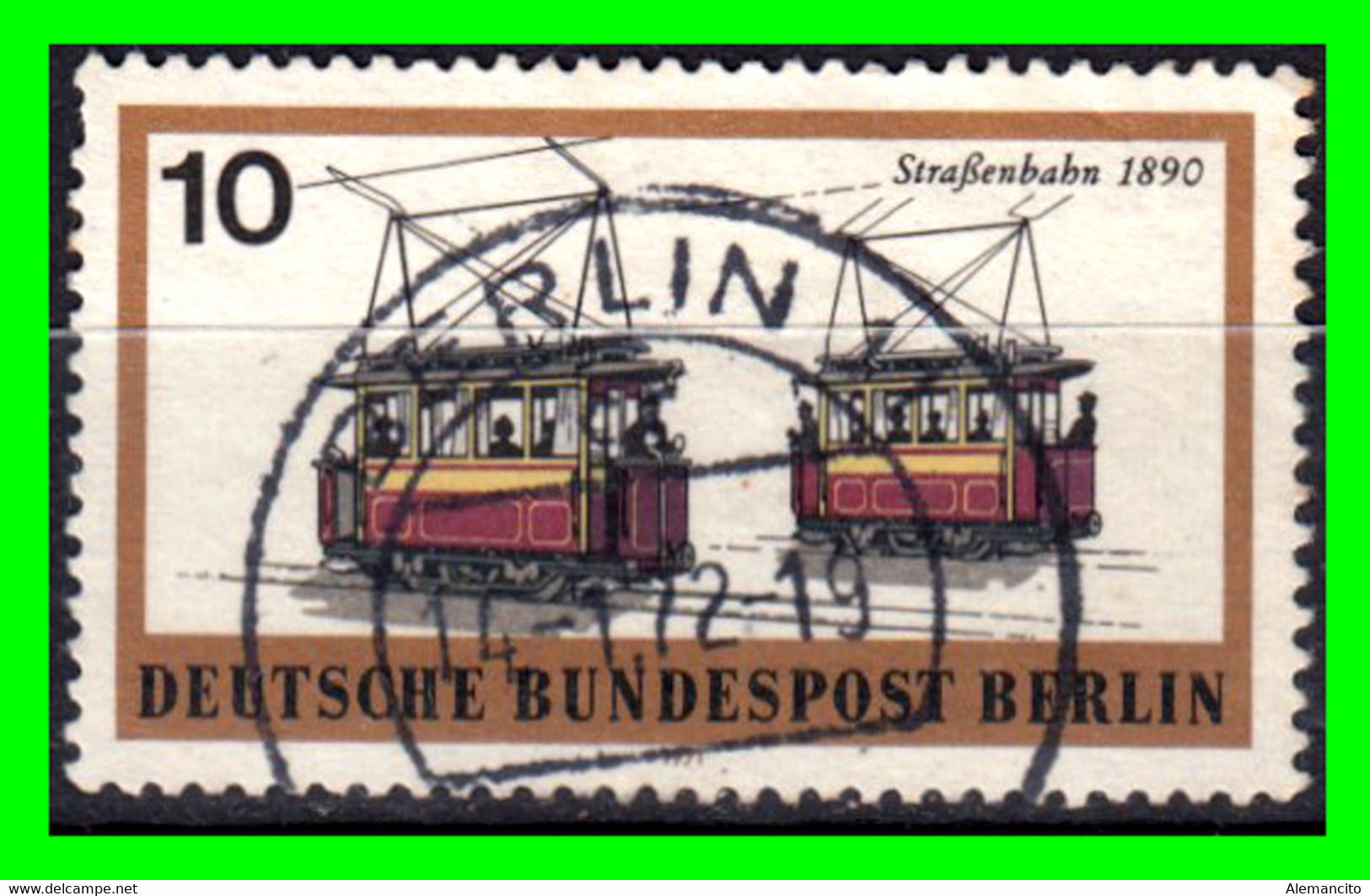ALEMANIA - BERLIN - (GERMANY) REPUBLICA FEDERAL ALEMANA) AÑO 1971 (TRANSPORTES BERLINESES.) - Gebraucht