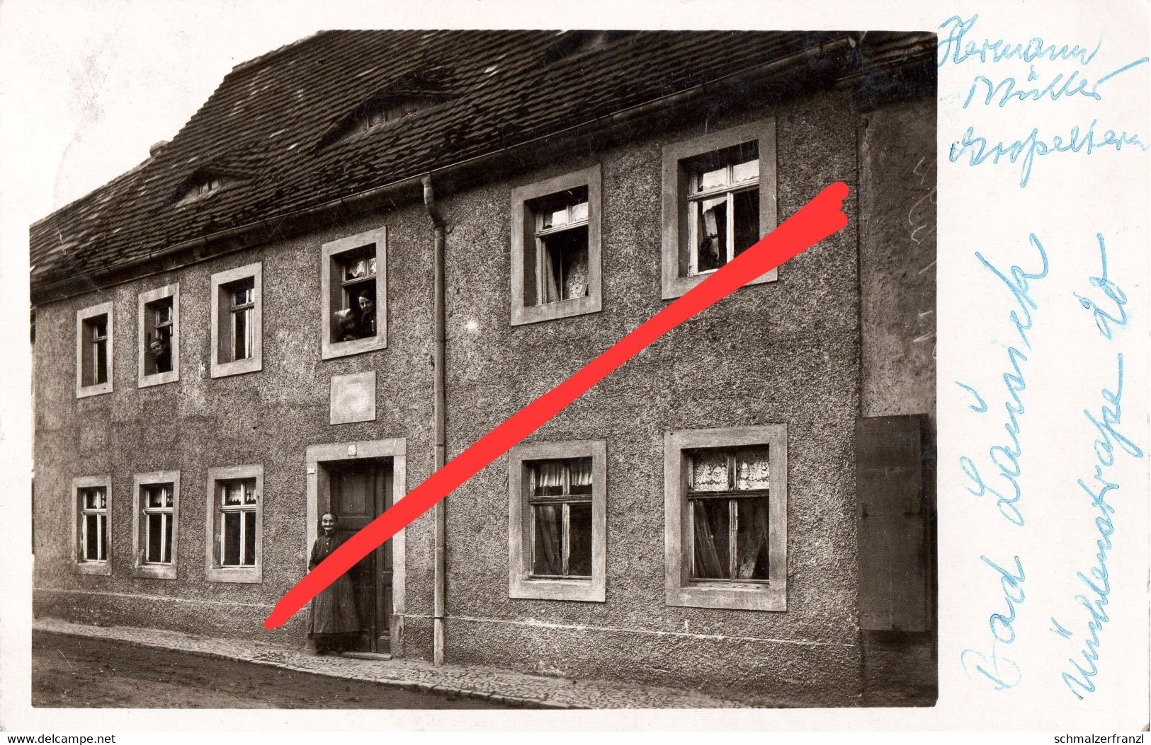 Foto AK Bad Lausick Mühlenstraße 20 Wohnhaus Hermann Müller A Badstraße Buchheim Lauterbach Etzoldshain Kitzscher Borna - Bad Lausick