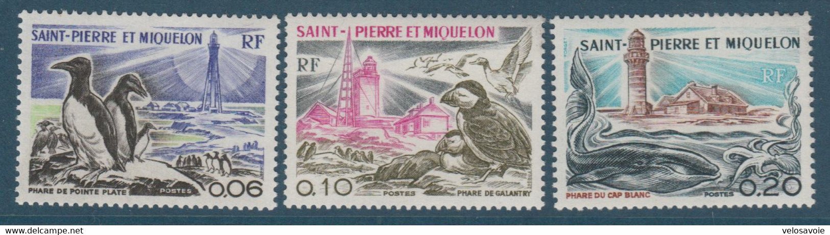 ST PIERRE N° 445/447 PHARES ** - Unused Stamps