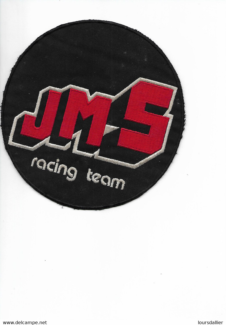 Ecusson Patch Grande Taille Ecurie Jean Marc SMADJA Automobiles 24 Heures Du Mans 1977 à Coudre JMS RACING TEAM - Kleding, Souvenirs & Andere