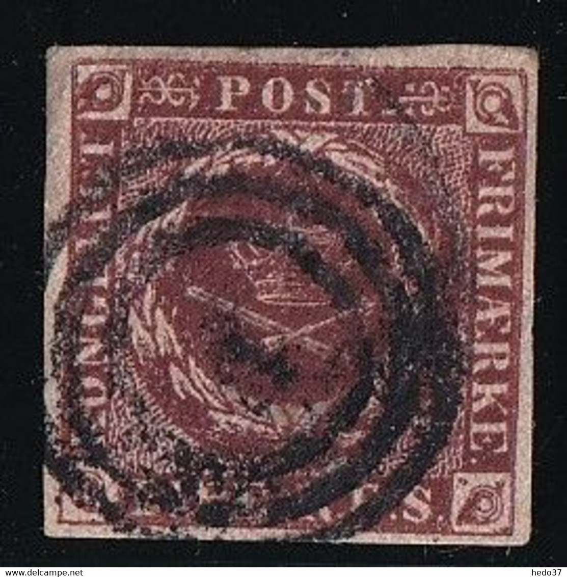 Danemark N°2 - Oblitéré - TB - Used Stamps