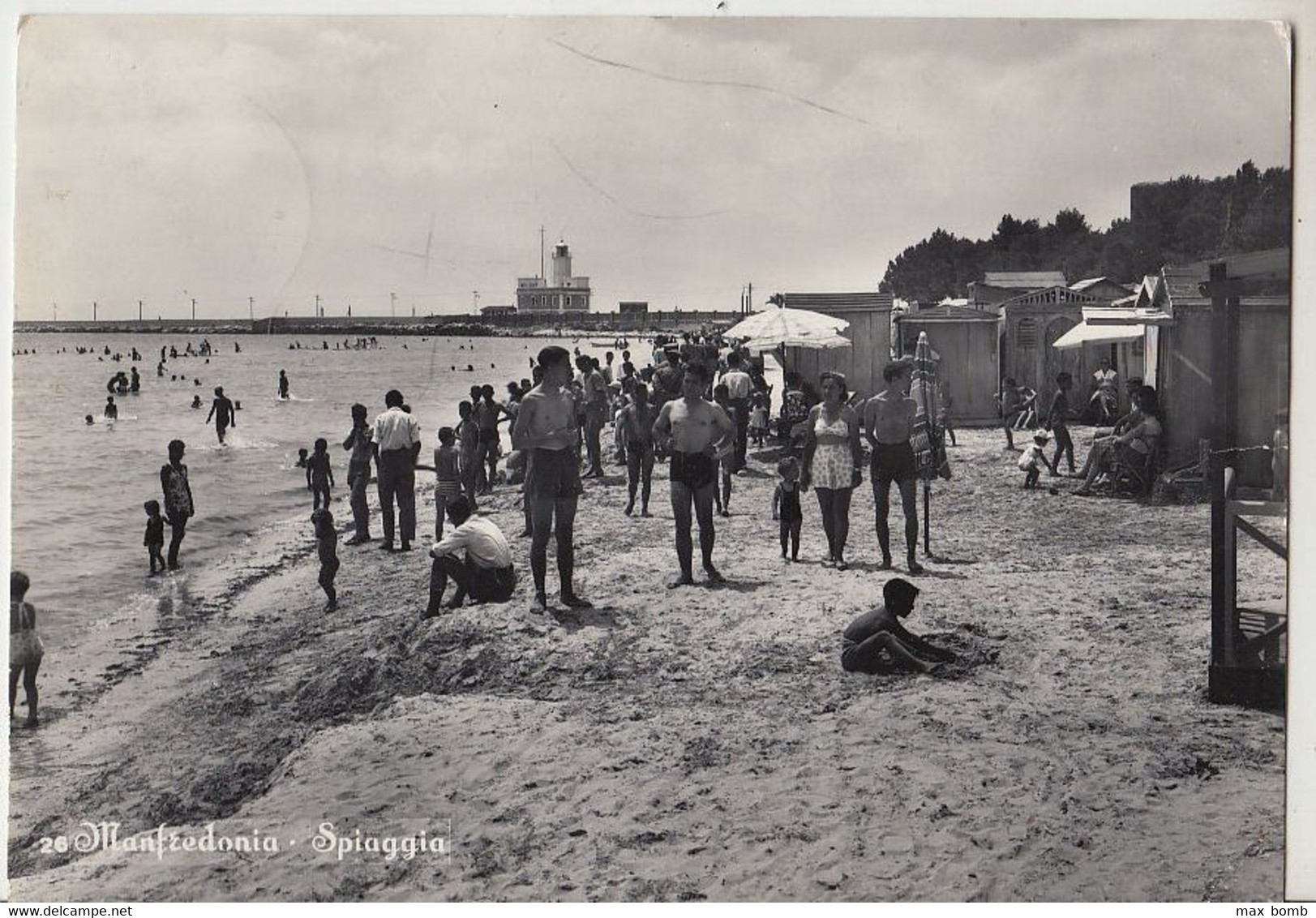 1958 MANFREDONIA 1   SPIAGGIA    FOGGIA - Manfredonia