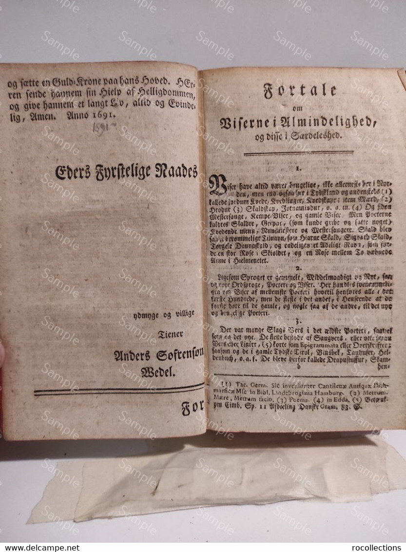 Denmark. Et Hundrede Udvalde Danske Viser Om Allehaande Mærkelige Krigs=Bedrivt....København, Høpffner, 1787 - Scandinavische Talen