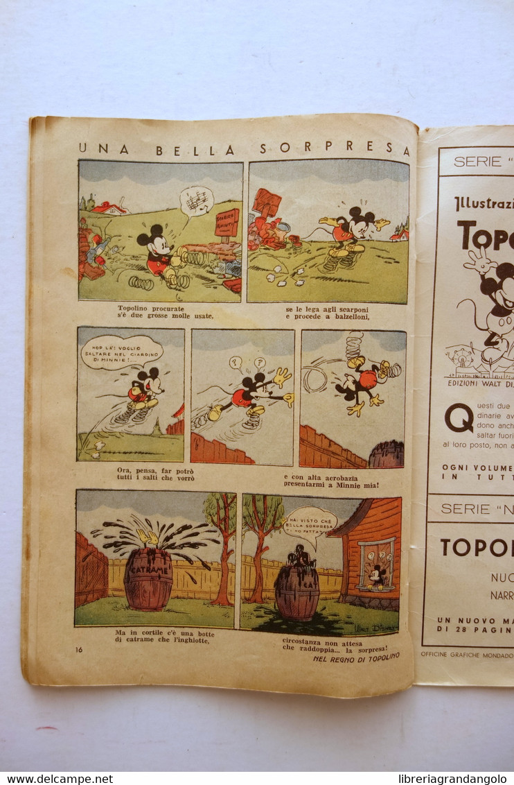 Topolino Nell'Intimità Scenette Di Vita Walt Disney Mondadori Albo N. 3 1935 - Otros & Sin Clasificación