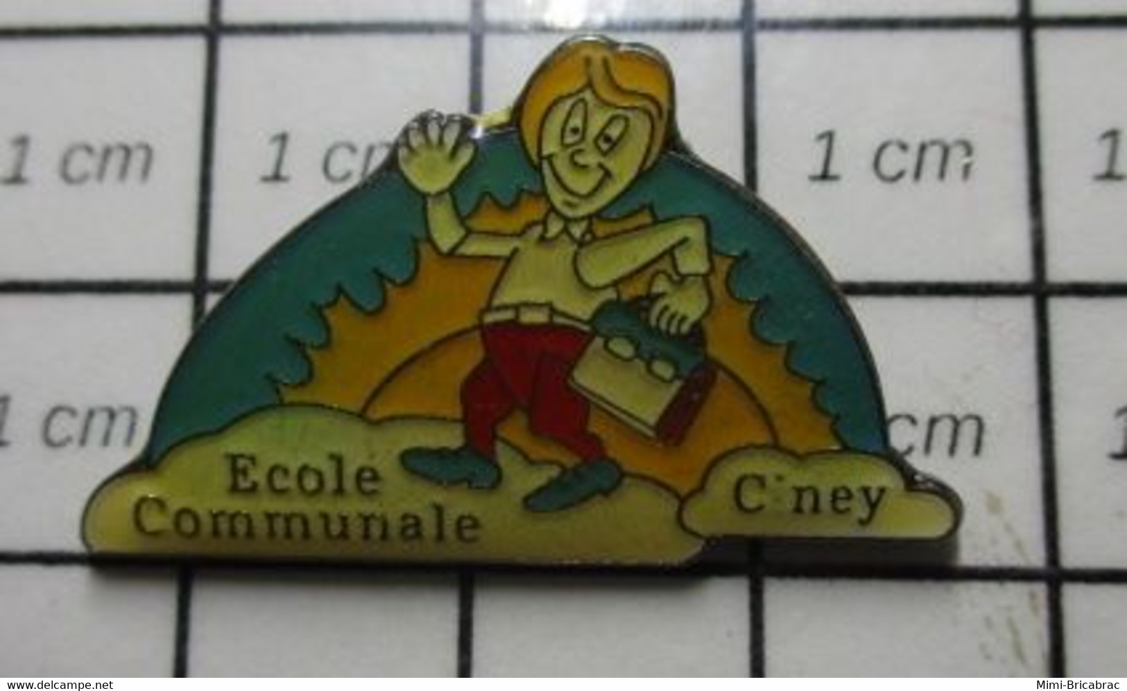 3419 Pin's Pins / Beau Et Rare / THEME : ADMINISTRATIONS / ECOLE COMMUNALE DE CINEY Wallonie Dans La Province De Namur - Administrations