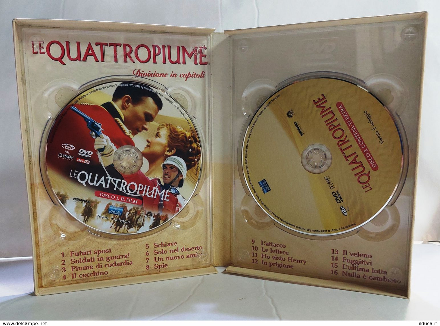 I107074 Cofanetto 2 DVD - LE QUATTRO PIUME - Heath Ledger / Wes Bentley - Histoire