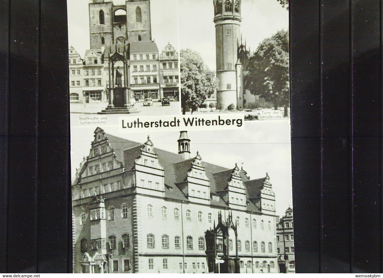 DDR: AK Lutherstadt Wittenberg (3 Ansichten) Mit 10 Pfg 5-Jahrplan 13.5.59 Aus Apollendorf Knr: 409 - Lutherstadt Eisleben