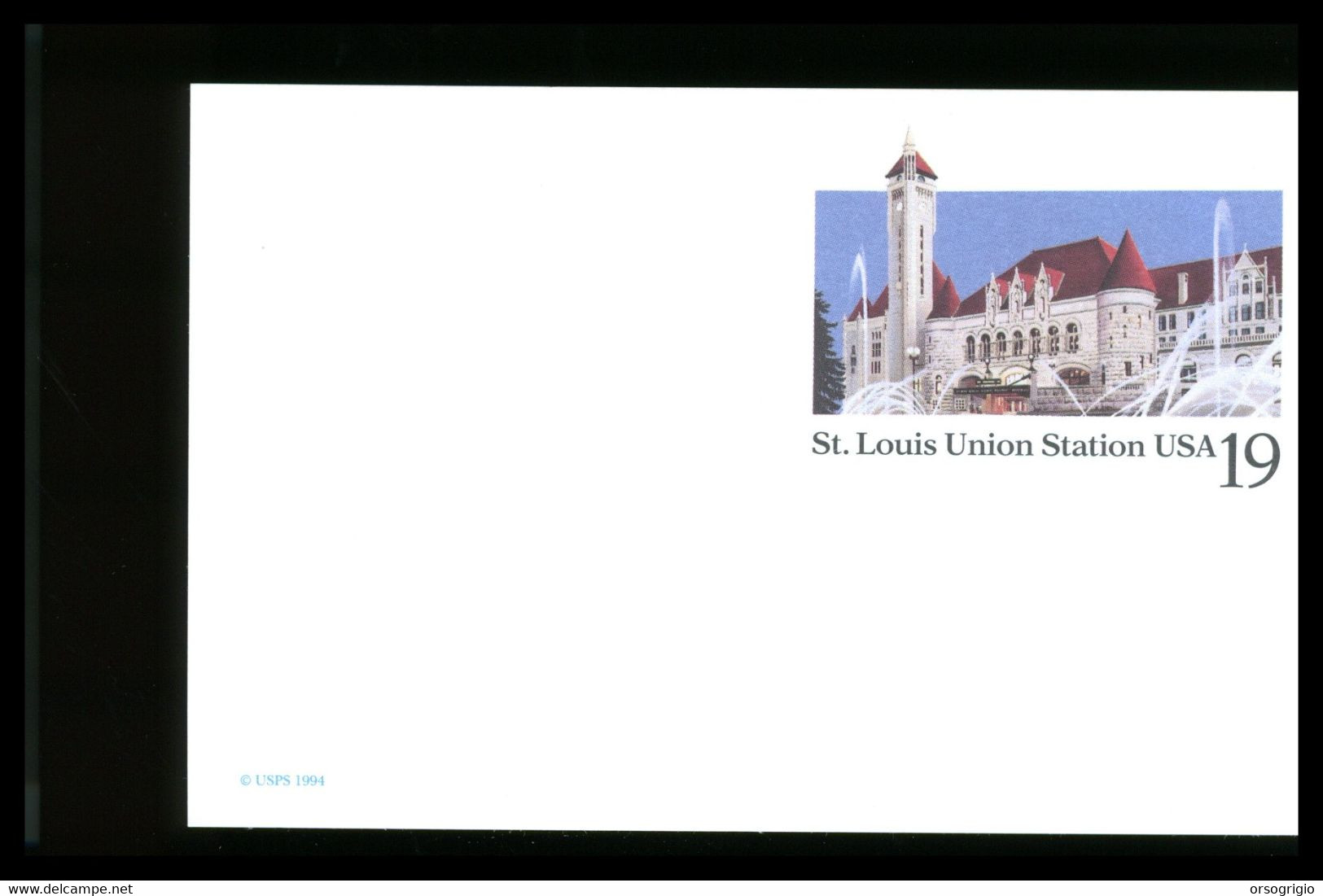 USA - Cartolina Intero Postale -  ST LOUIS UNION STATION - 1981-00