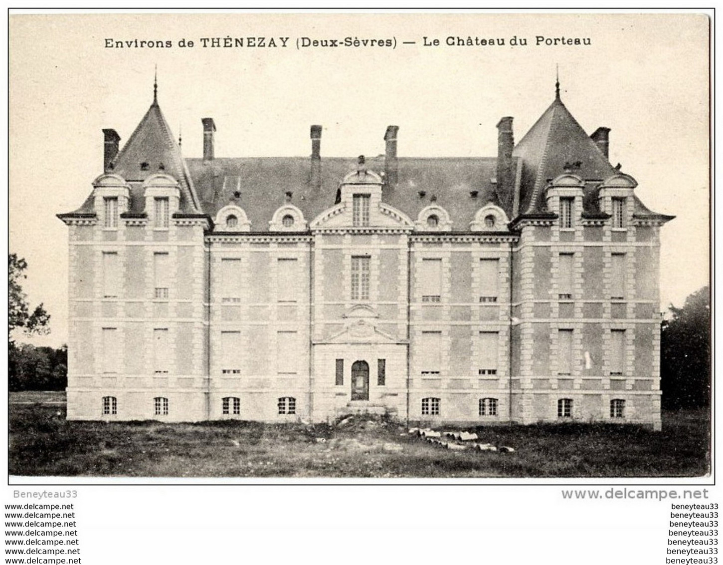 CPA (Réf. P443) Environs De THÉNEZAY ( Deux-Sèvres 79390) LE CHÂTEAU DU PORTEAU - Thenezay