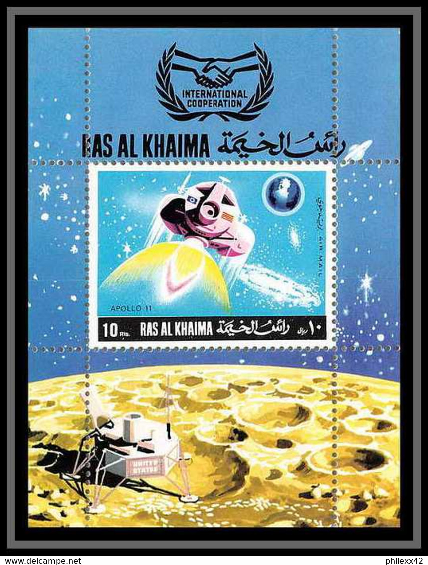 Ras Al Khaima - 527a/ Bloc N° 72 A Lunar Module Espace (space) Space Research Neuf ** MNH - Ras Al-Khaima