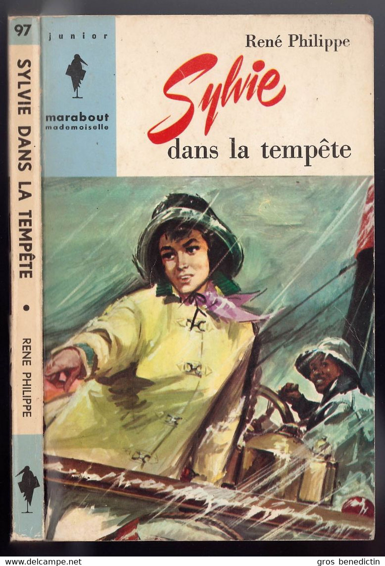 Marabout Junior Mademoiselle N°97 - René Philippe- "Sylvie Dans La Tempête" - 1964 - #Ben&Mar&Mad&Syl - Marabout Junior