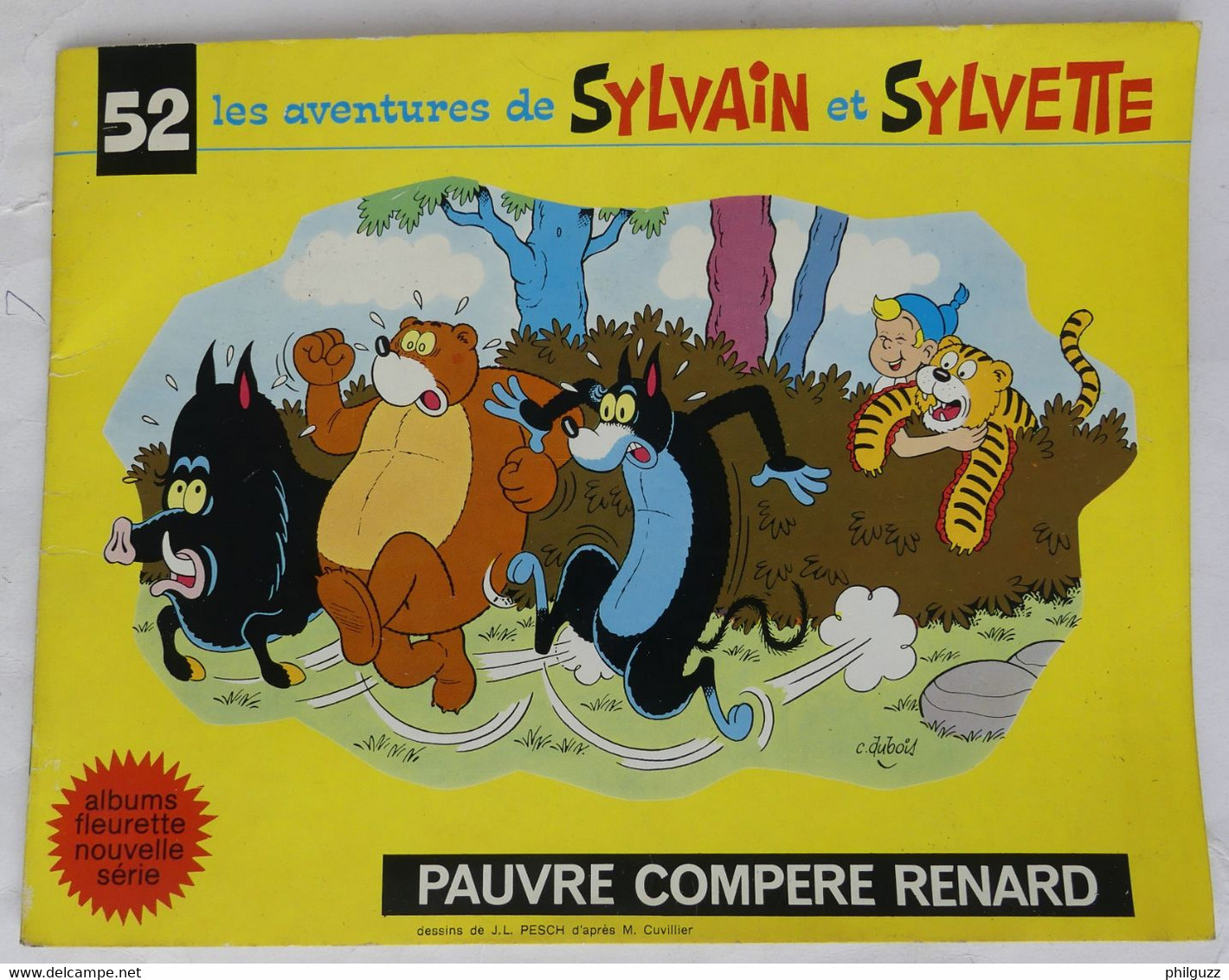 BD LES AVENTURES DE SYLVAIN SYLVETTE - ALBUMS  N° 52 1972  Enfantina (2) - Sylvain Et Sylvette