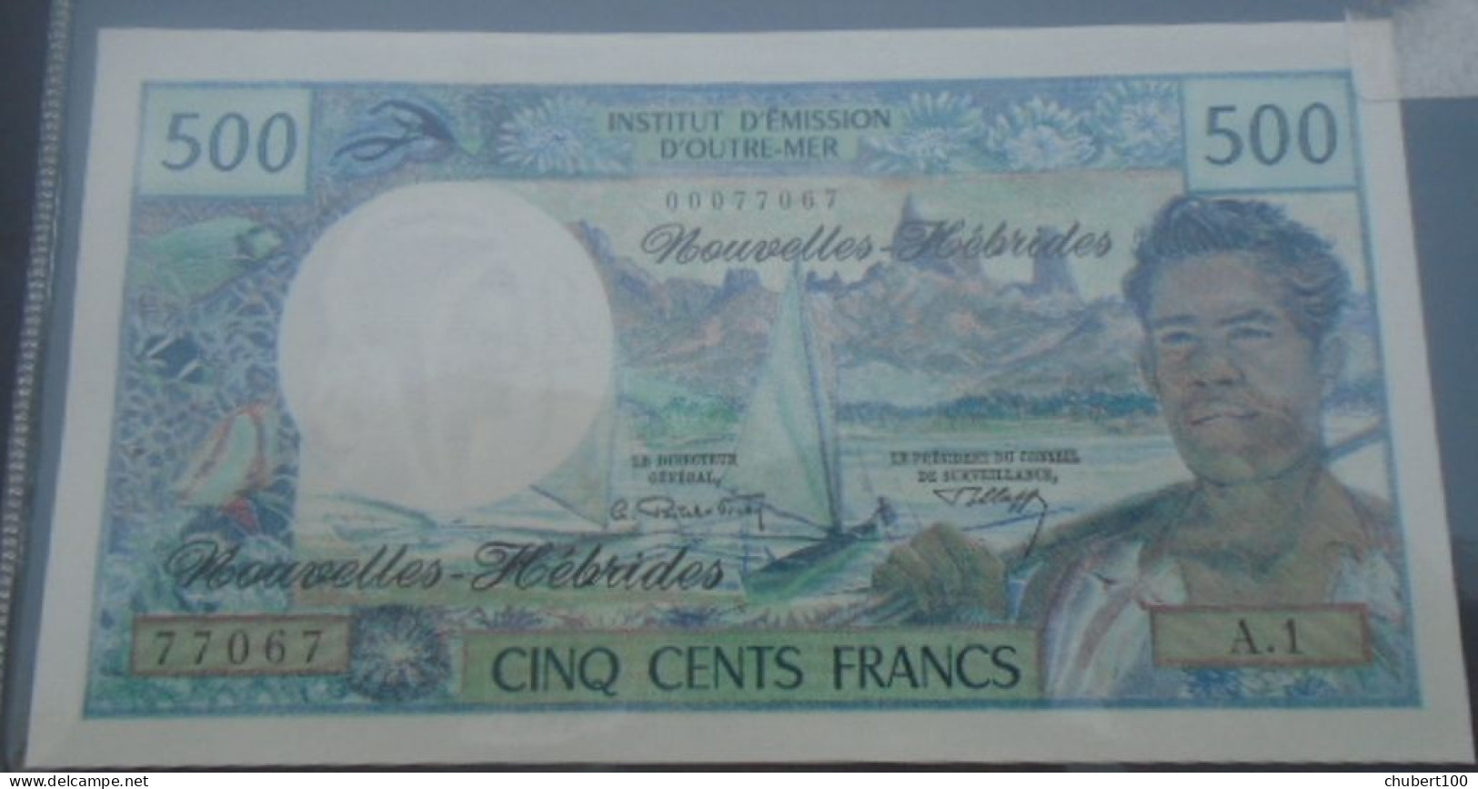 NEW HEBRIDES, P 19a ,  500 Francs ,  ND 1970, UNC  Neuf - Nouvelles-Hébrides