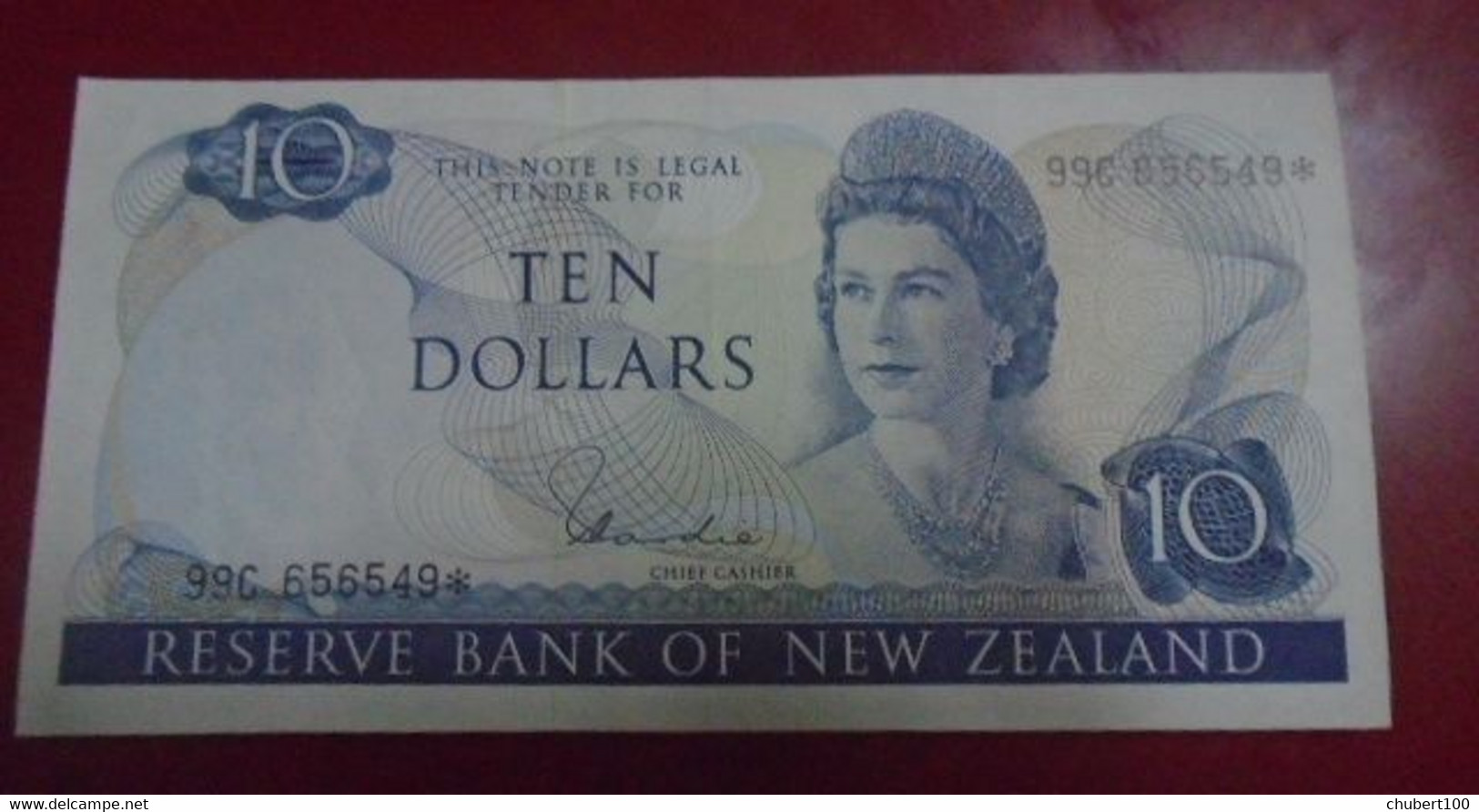 NEW ZEALAND, P  166dr ,  10 Dollars , ND 1981,  EF/ Almost UNC  SUP/presque Neuf, REPLACEMENT - Nueva Zelandía
