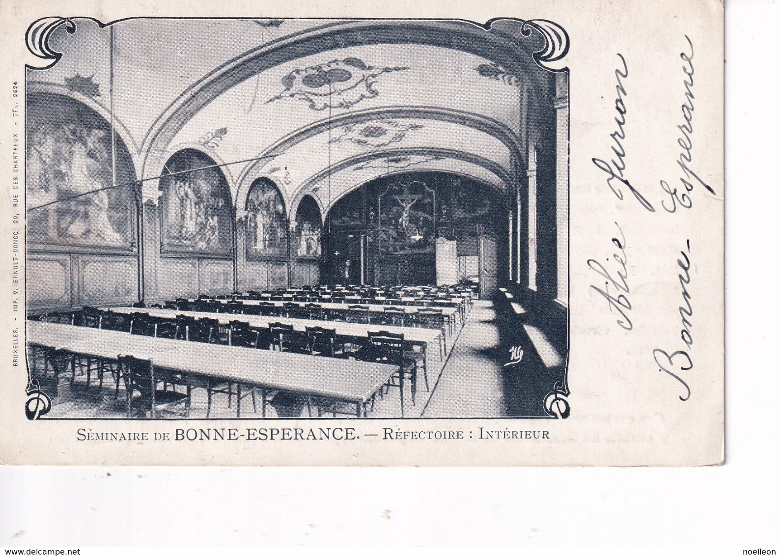 Bonne-Espérance - Séminaire- Réfectoire  Intérieur - Estinnes