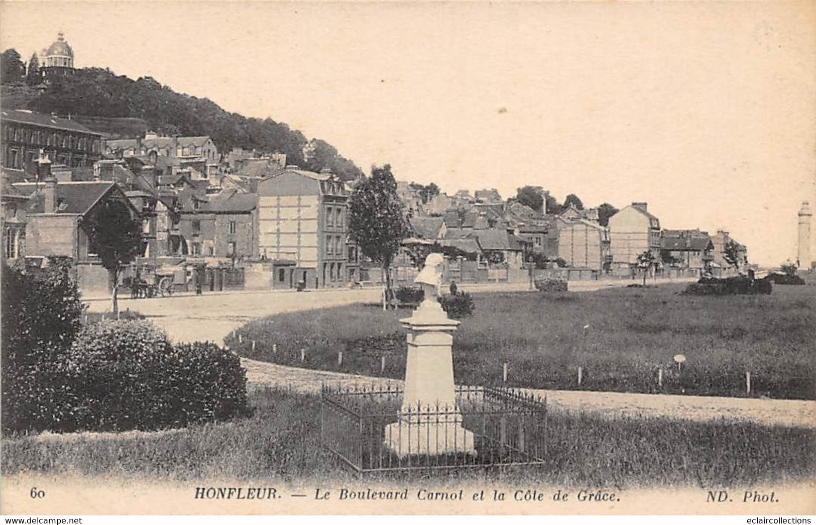 Honfleur       14         Boulevard Carnot Et Côte De Grâce   N° 60   (voir Scan) - Sonstige & Ohne Zuordnung