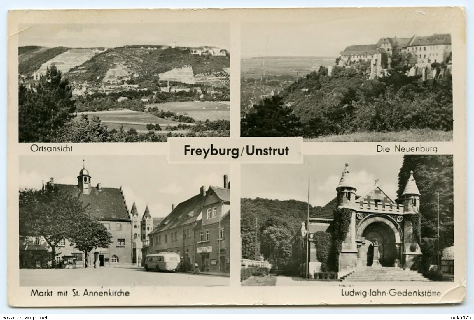 ALLEMAGNE : FREYBURG / UNSTRUT - MULTIVIEW / ADDRESS - HADDINGTON, GLEBE TERRACE (WILSON) - Freyburg A. D. Unstrut