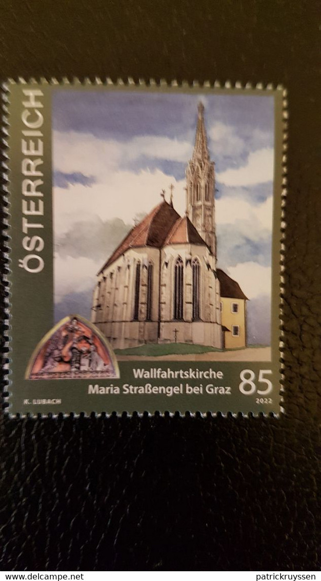 Austria 2022 Autriche Pilgrimage Church Maria Strassengel Religion 1v Mnh - Neufs