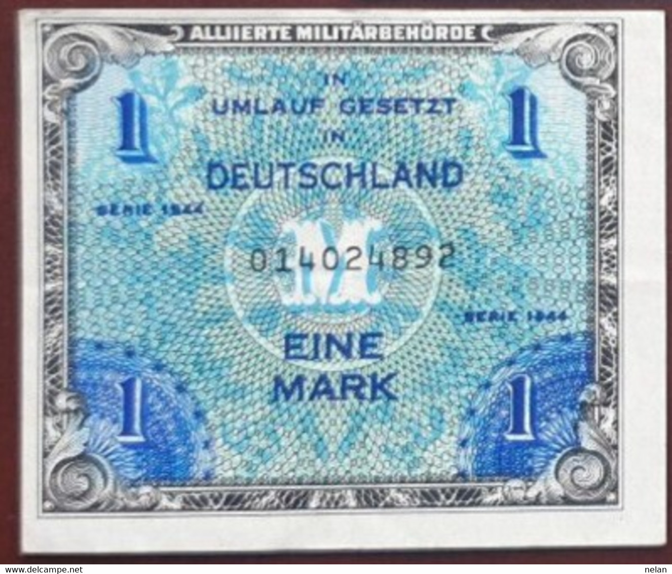 GERMANY- 1 MARK 1944 P-  Wor:P-192a, Ros:R-201a   XF+ - 1 Mark