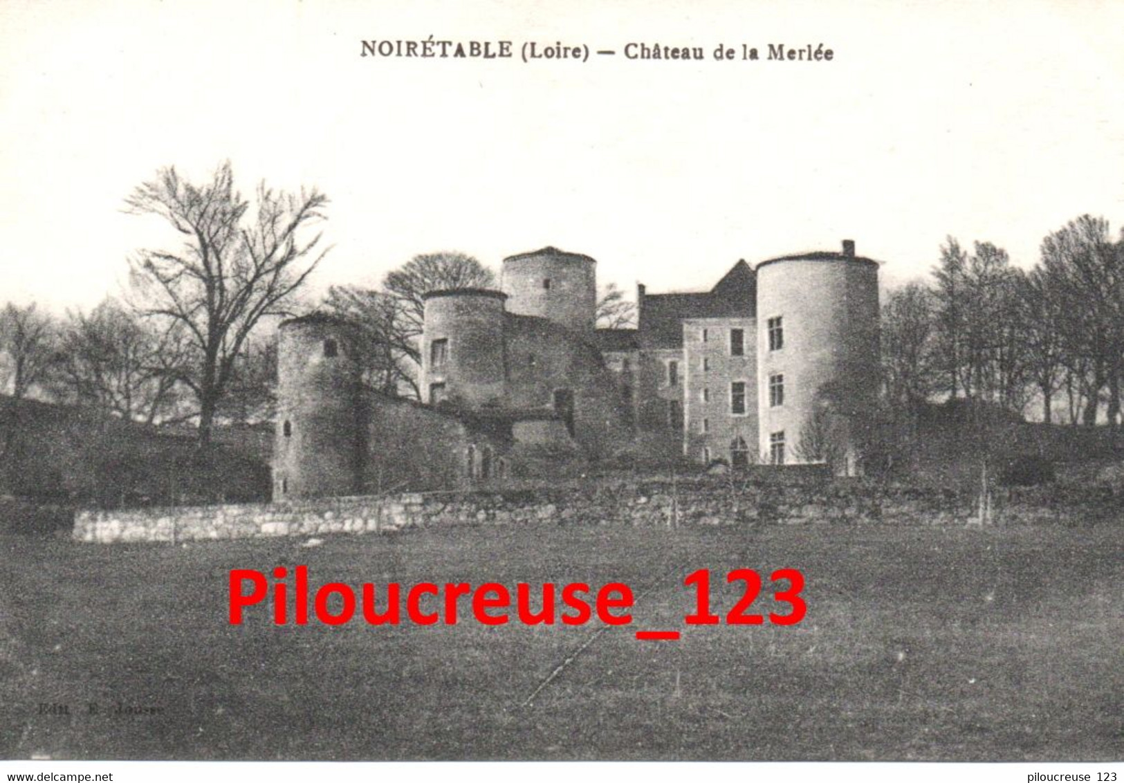 42 Loire - NOIRETABLE - " Château De La Mariée " - Noiretable