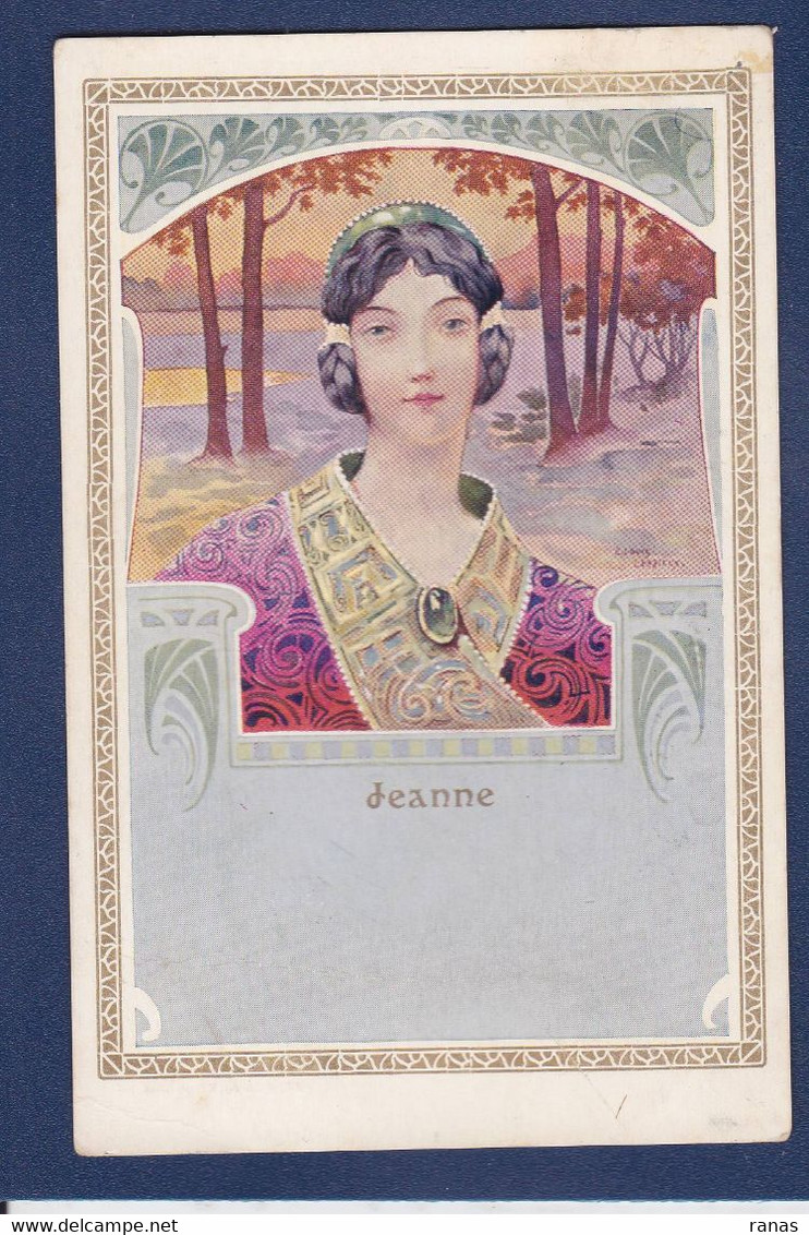 CPA Lessieux Louis Art Nouveau Femme Woman Non Circulé - Lessieux