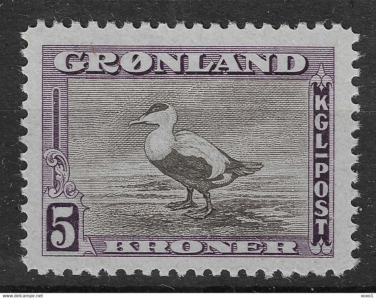 Greenland 1945 MiNr. 8 - 16 Dänemark Grönland  King Christian X Mammals Birds Dogs 9v MNH** 200,00 € - Oies