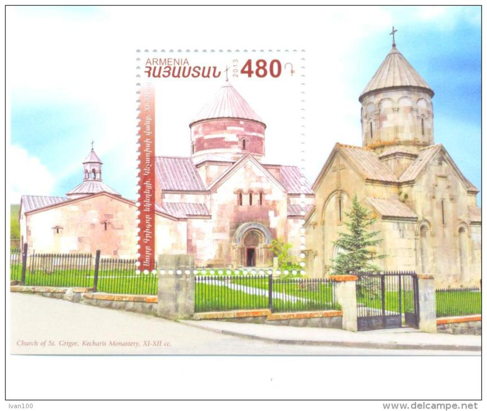 2013.  Armenia, Churches Of Armenia S/s, Mint/** - Armenien