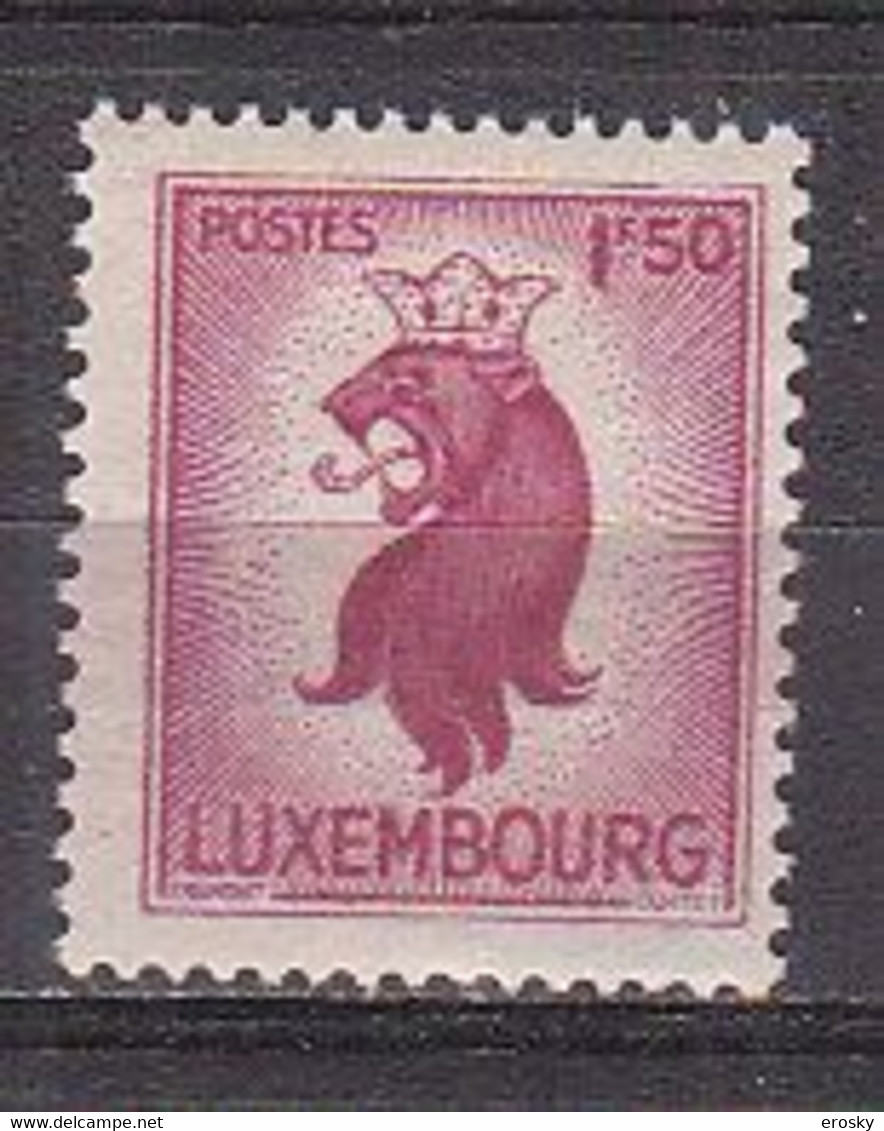 Q3062 - LUXEMBOURG Yv N°365 ** - 1945 Leone Araldico