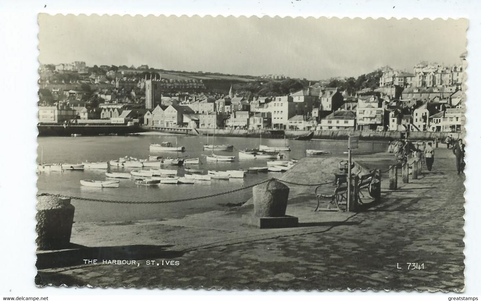 Cornwall Rp Postcard St.ives The Harbour Unposted  Nice Image Valentine's - St.Ives