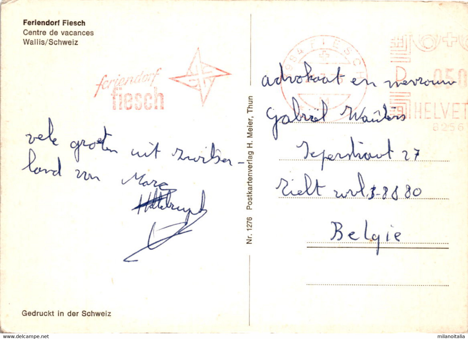 Feriendorf Fiesch - 4 Bilder (1276) * 21. 7. 1975 - Fiesch