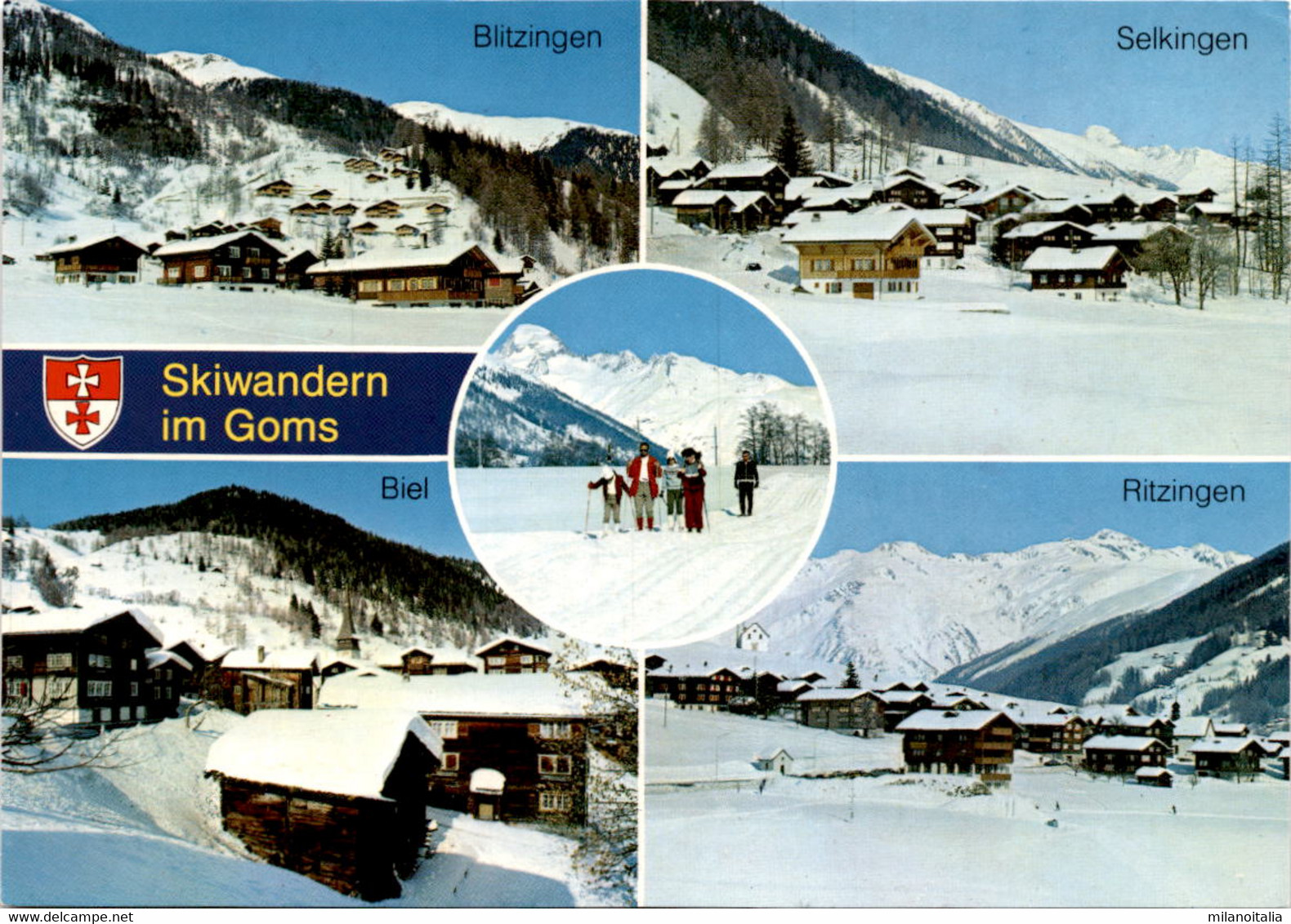 Skiwandern Im Goms - 5 Bilder (2869) * 11. 2. 1993 - Goms
