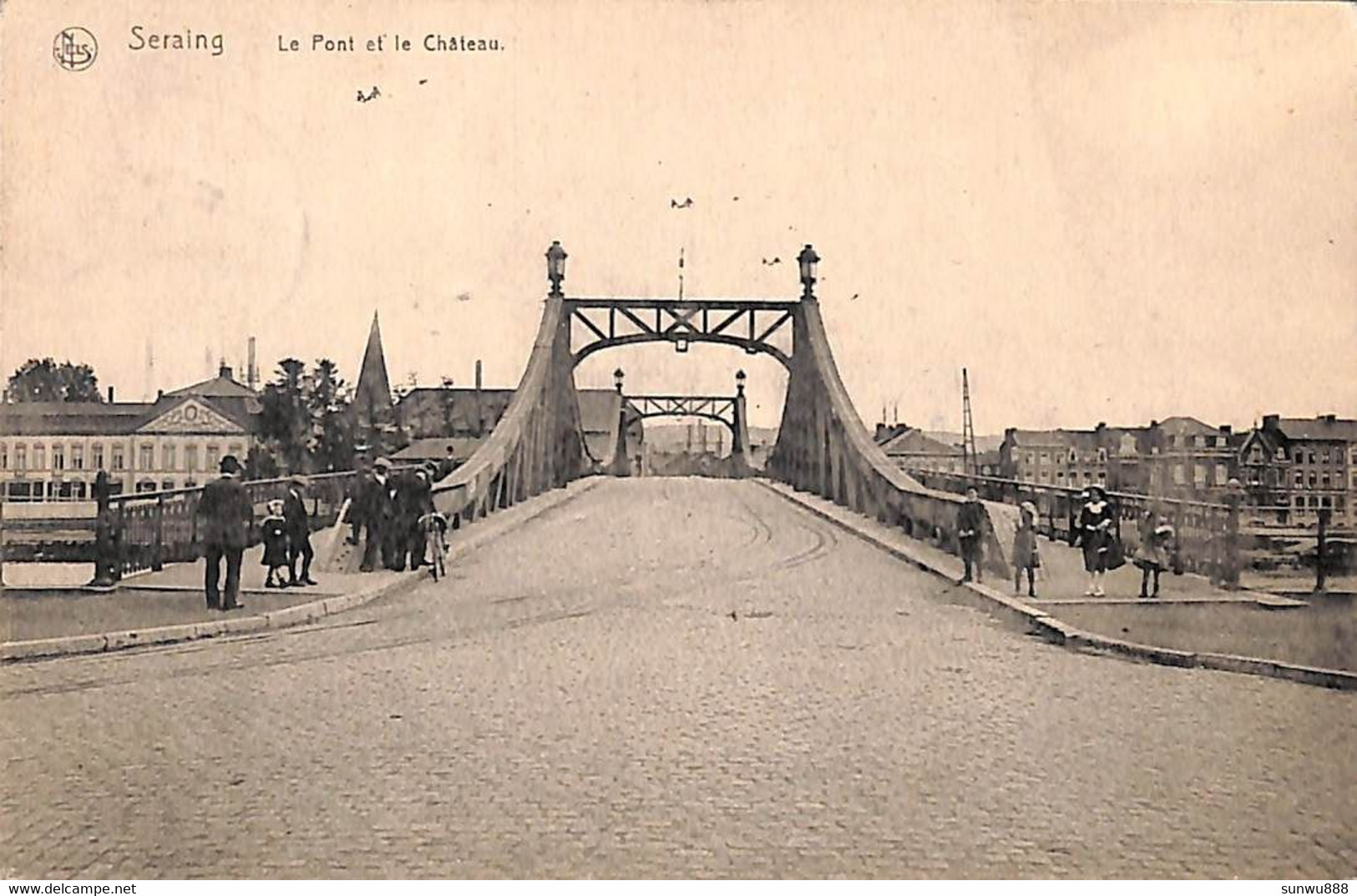 Seraing - Le Pont Et Le Château (1920) - Seraing
