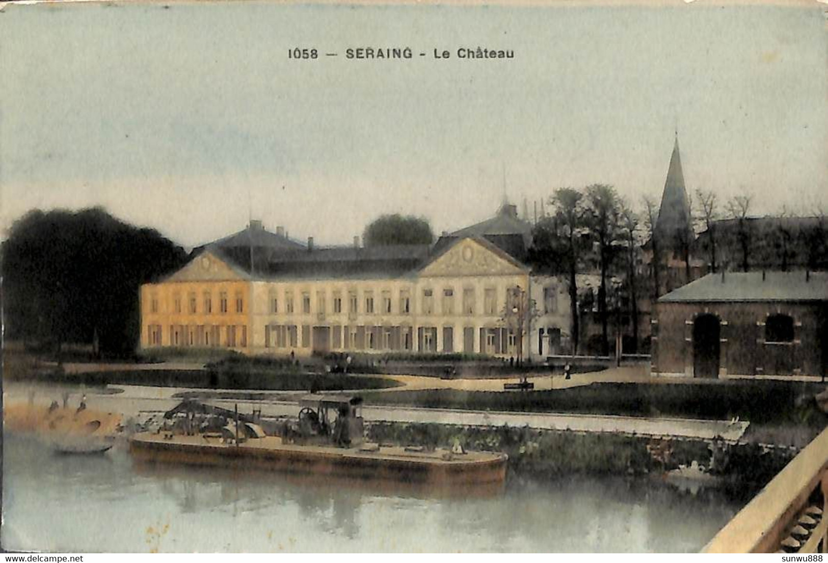 Seraing - Le Château (colorisée 1912 Edition Grand Bazar Anspach Bruxelles) - Seraing