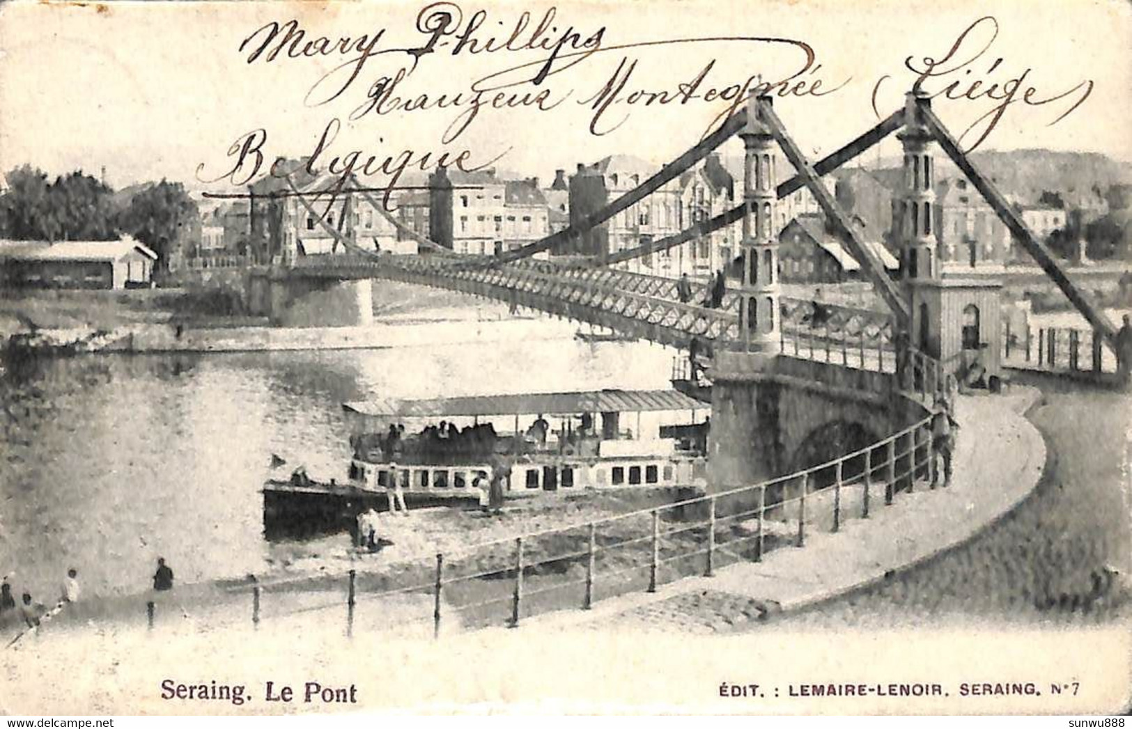 Seraing - Le Pont  (Edit. Lemaire Lenoir 1904) - Seraing