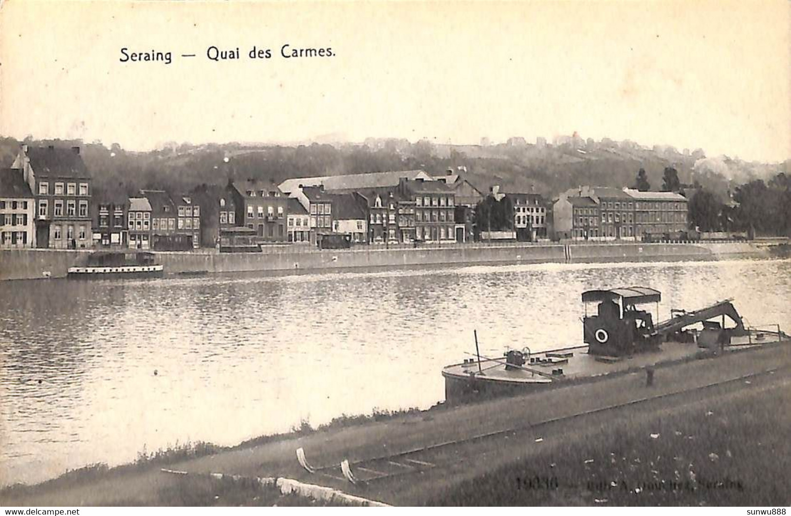 Seraing - Quai Des Carmes (Edit A. Gouchez 1914 + Tram) - Seraing