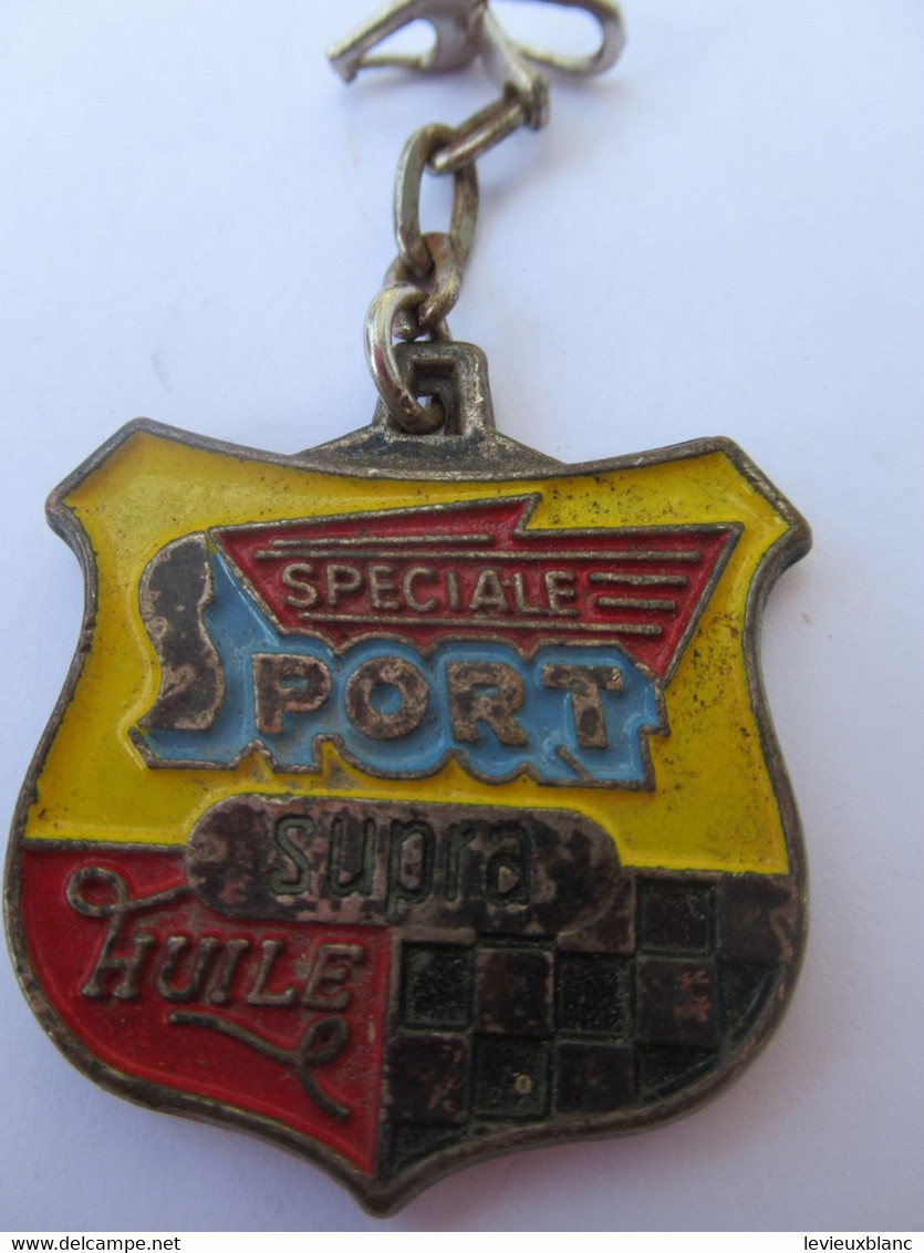 Concession Automobile /Renault Auxerre/Paul BERT /Porte-clé Métallique/Huile Spécial Sport / Vers 1960-1970     POC443 - Key-rings