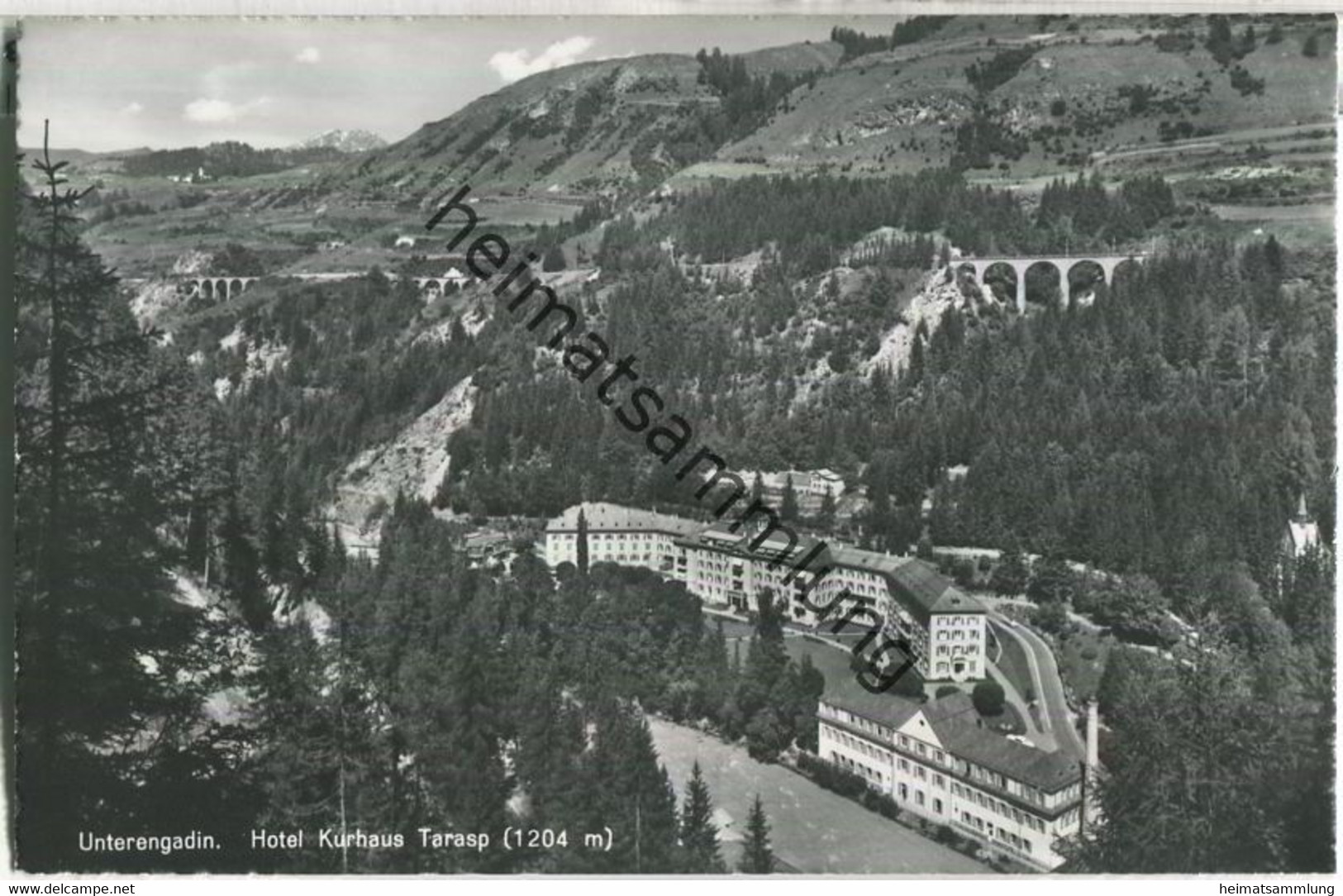 Hotel Kurhaus Tarasp - Verlag Photoglob-Wehrli AG Zürich - Tarasp