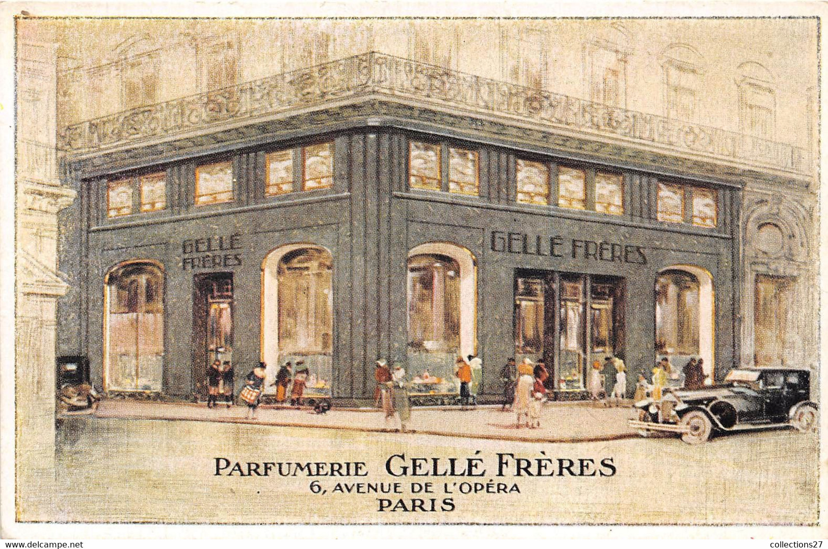 PARIS-75001- PARFUMERIE GELLE FRERES- 6 AVENUE DE L'OPERA - Arrondissement: 01