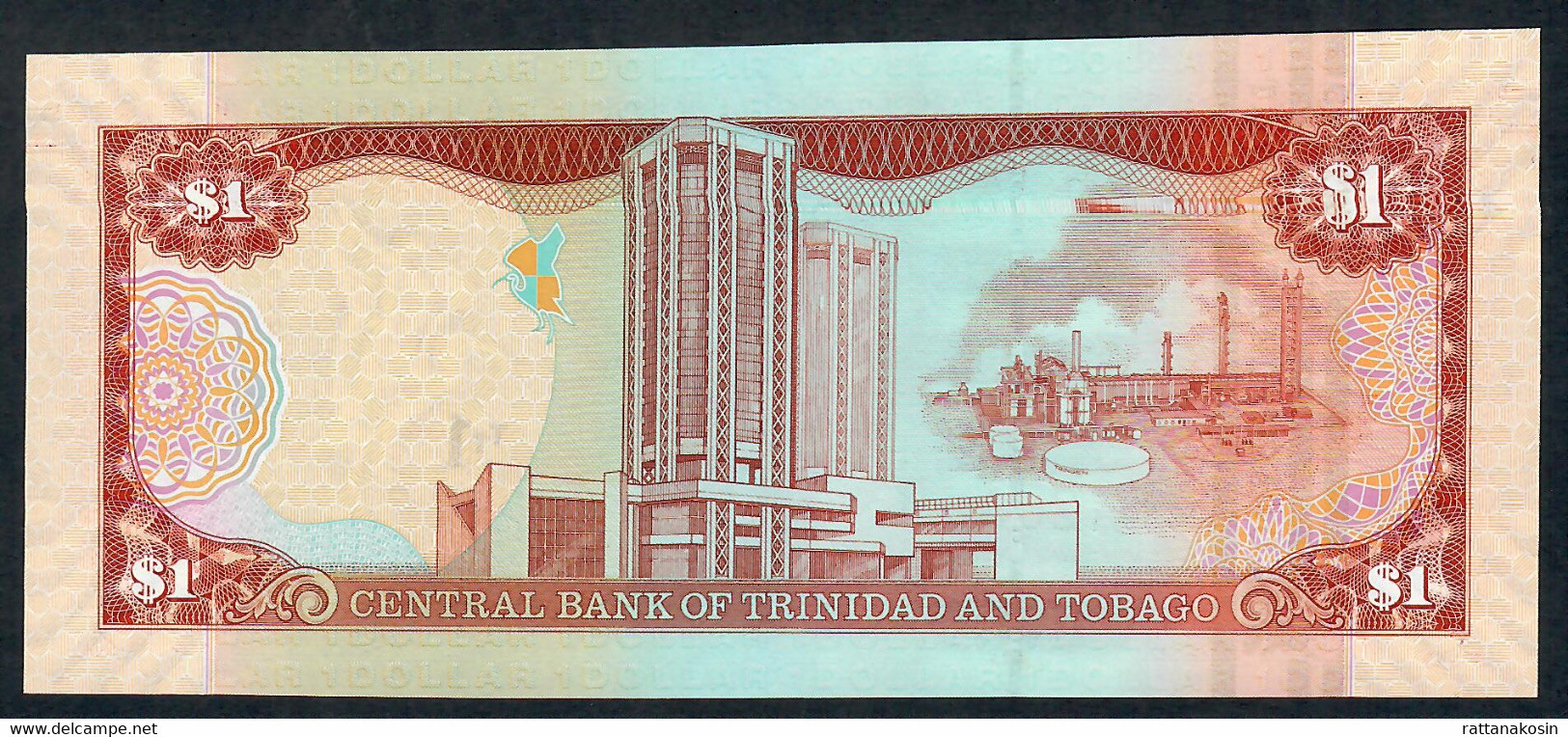 TRINIDAD AND TOBAGO P46A 1DOLLAR 2006  Issued 2014 Mark For Blind  UNC. - Trinidad & Tobago