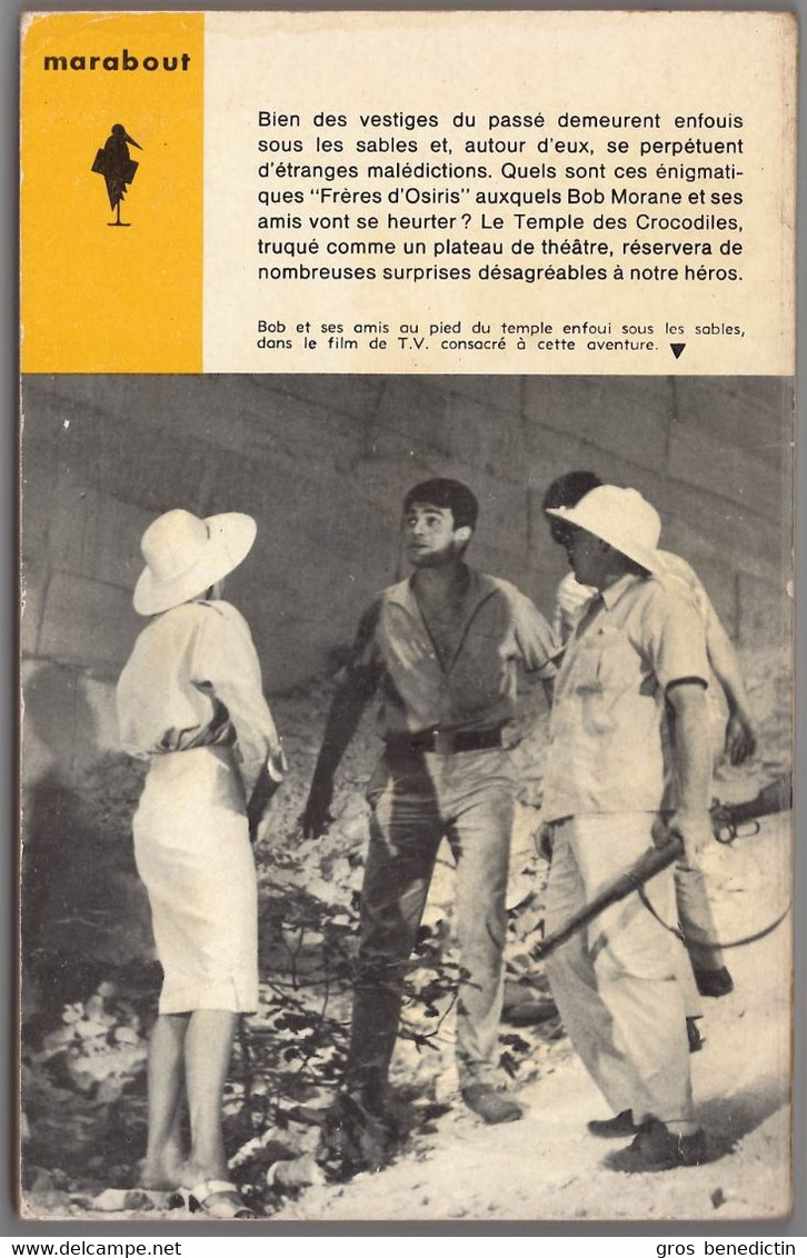 Marabout Junior N°194 - Série Bob Morane - Henri Vernes - "Le Temple Des Crocodiles" - 1963 - #Ben&Morane - Marabout Junior