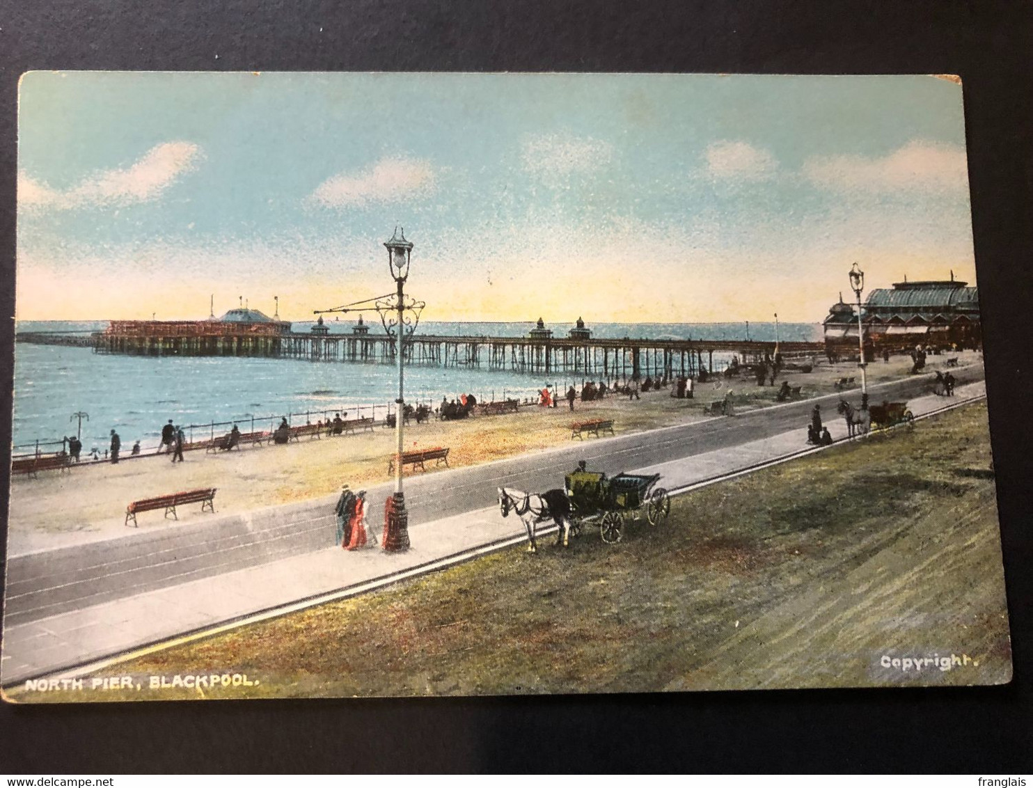 North Pier, Blackpool, Unwritten Card, Carte Non écrite - Blackpool