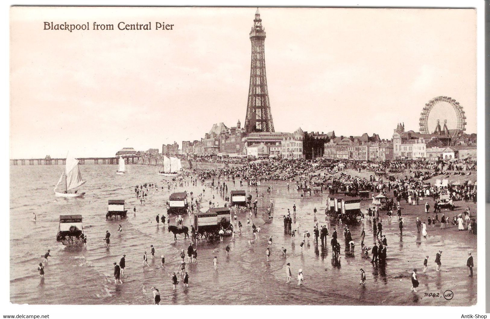 Blackpool From Central Pier Von 1909 (5804) - Blackpool