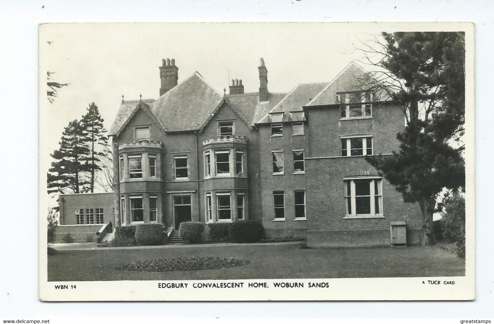 Bedfordshire Rp Edgbury Convalescent Home Woburn Sands Tuck Unused - Other & Unclassified