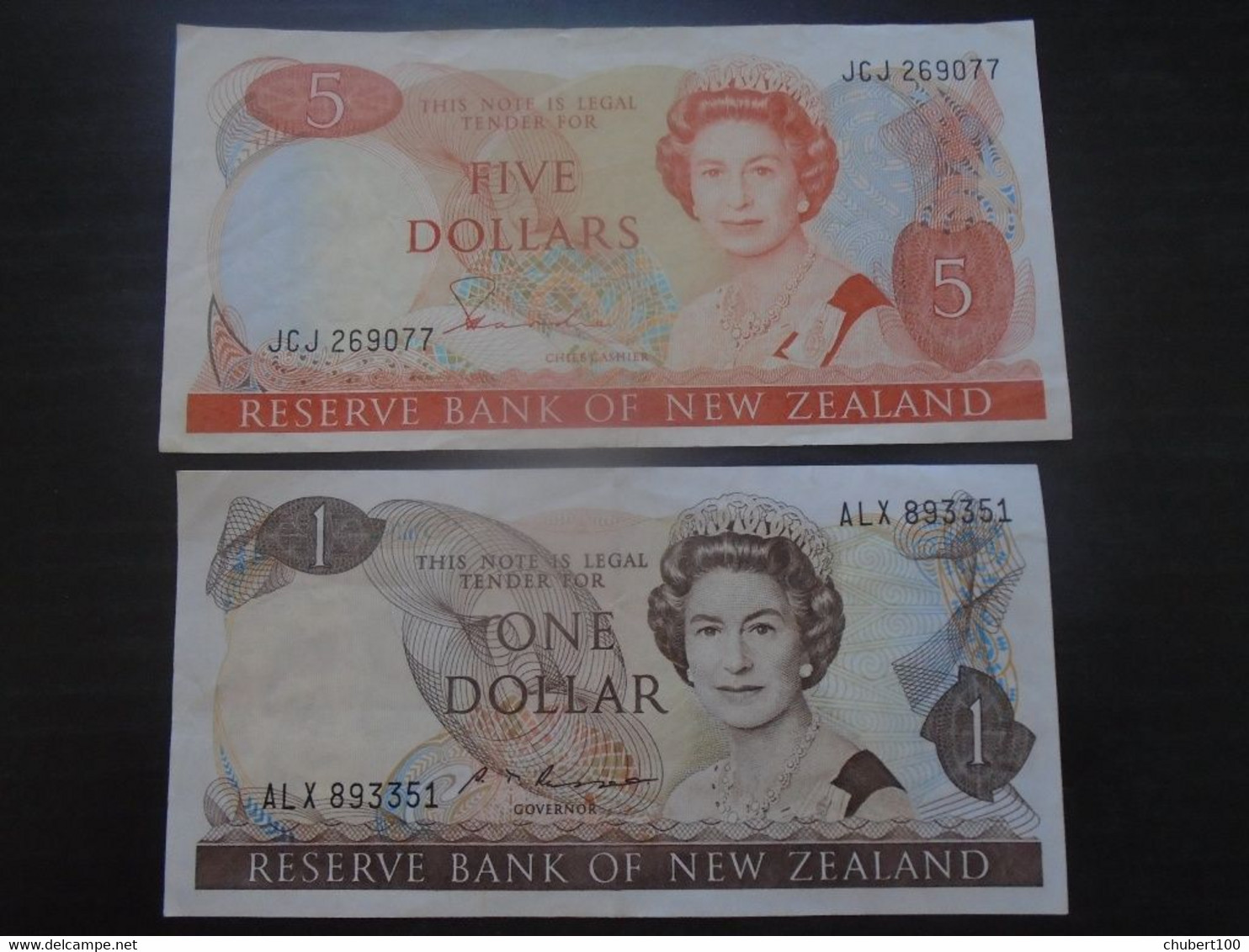 NEW ZEALAND, P  169a 169b 169c 171a ,  1 + 5 Dollars , ND 1981 1992,  EF  UNC  SUP Neuf,   4 Notes - Nueva Zelandía