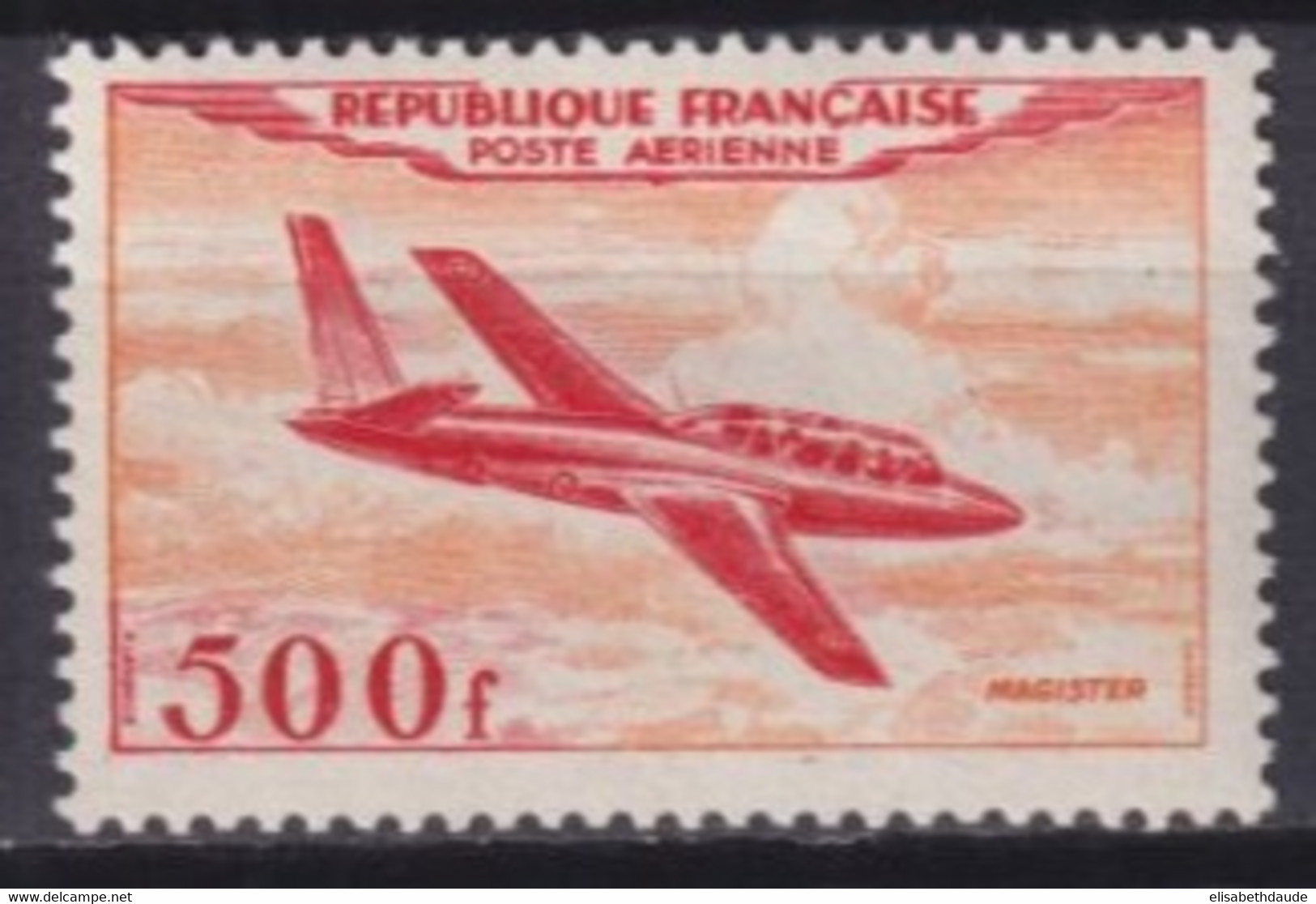 1954 - POSTE AERIENNE - YVERT N° 32 ** MNH - COTE = 250 EUR. - 1927-1959 Ungebraucht