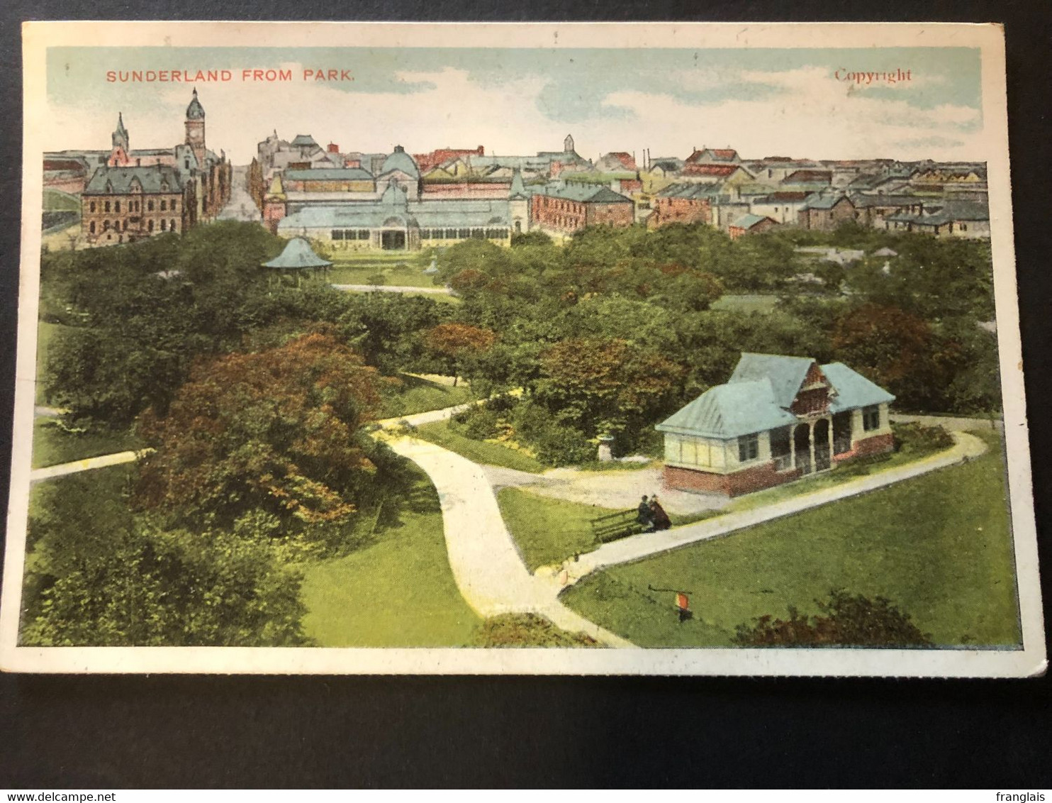 Sunderland From Park, Unwritten Card, Carte Non écrite - Newcastle-upon-Tyne